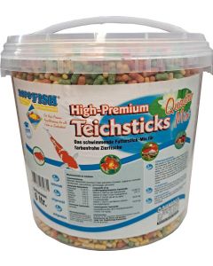 ROPOFISH High-Premium Teichsticks Quadro-Mix 6l Zierfischnahrung